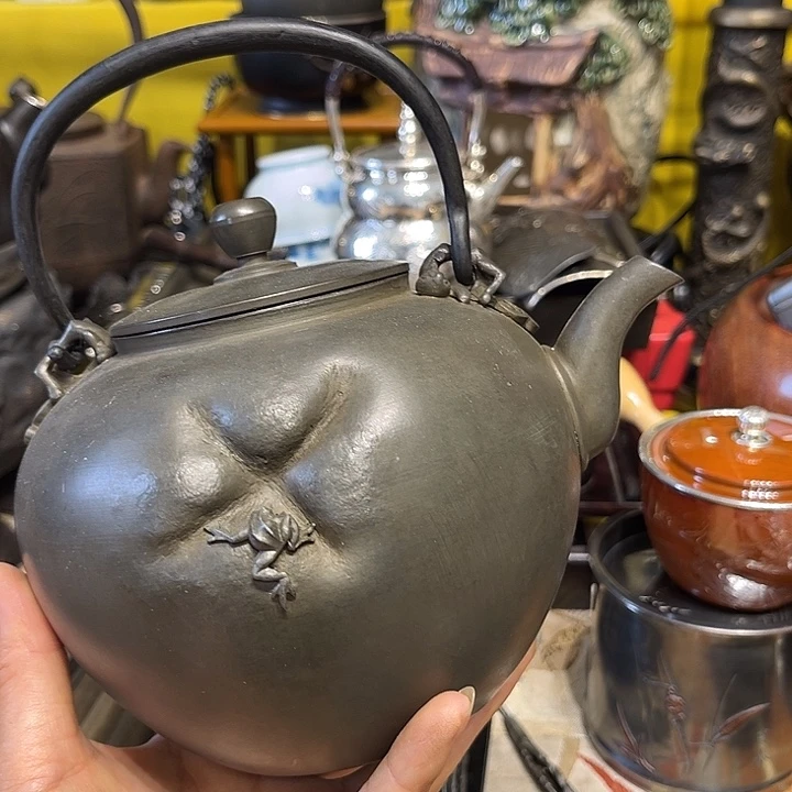 蜜安罐瓷香炉锡茶则