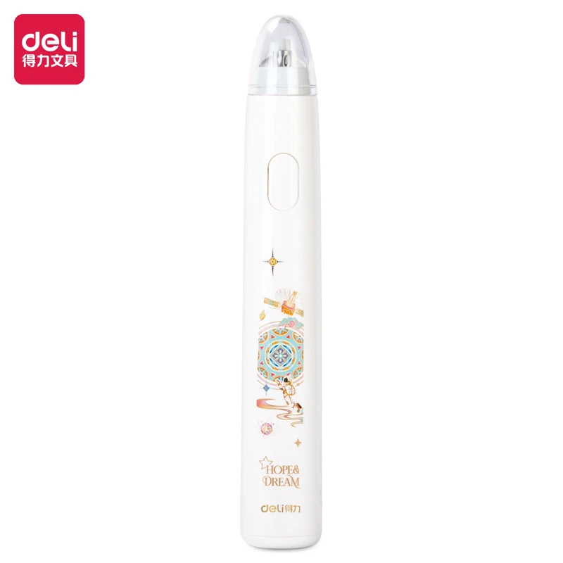 得力VA151中国航天电动橡皮擦(白)(盒)