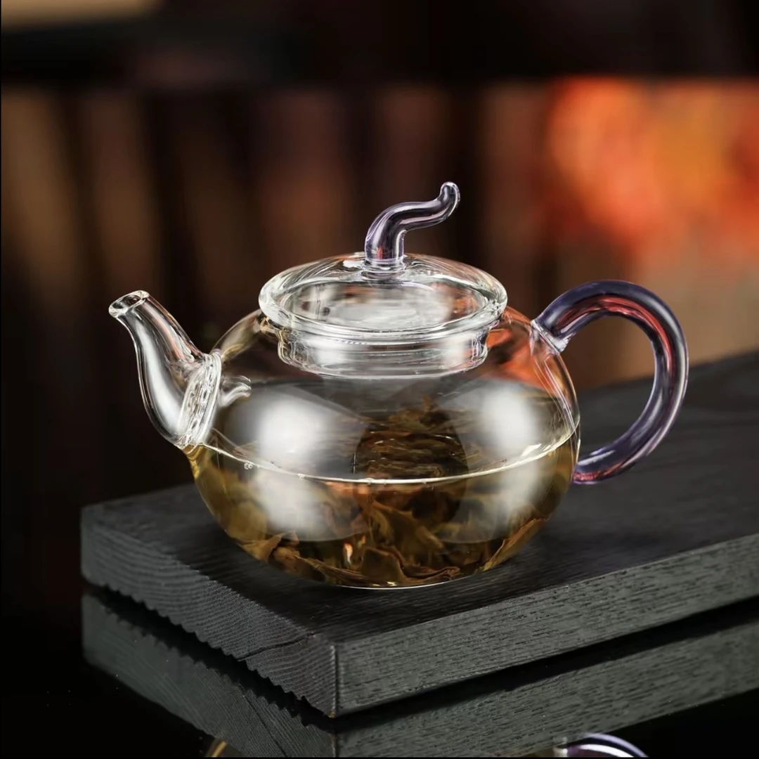 禾器晶彩·丰登壶 玻璃泡茶壶 茶具 小茶壶 茶器 高硼硅 容量200ml