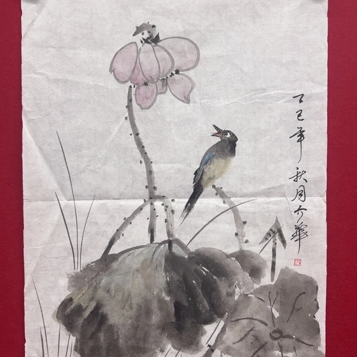 国画绘画作品多次参加全国