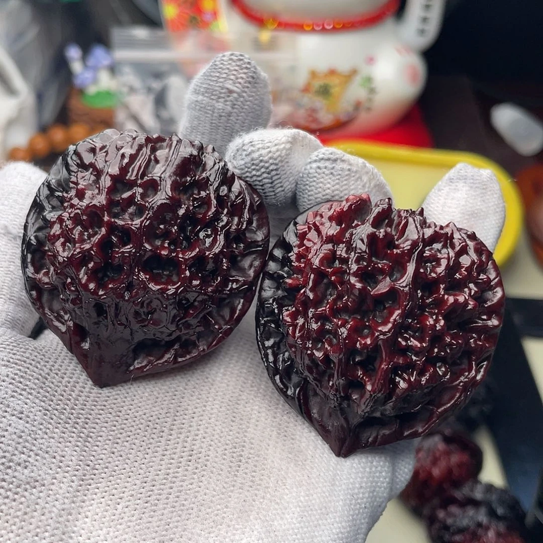 文玩核桃把件余*甩45官帽