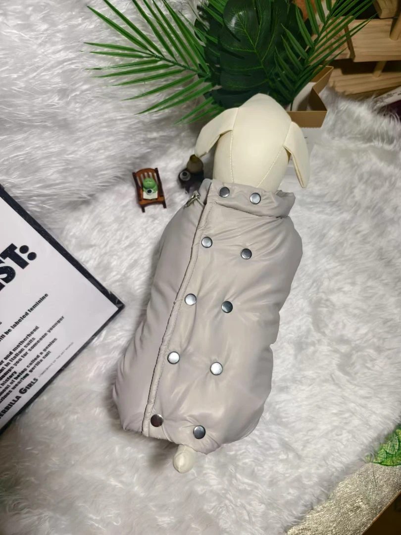 小型犬狗狗衣服宠物衣服秋冬加厚保暖四脚全包肚棉服宠物冬季外套