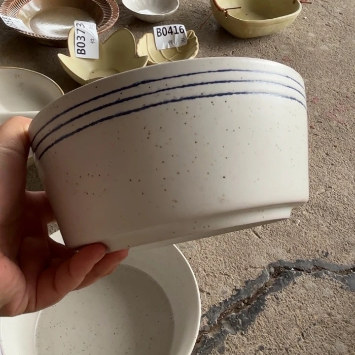 陶瓷397线圈款面碗汤碗1个装