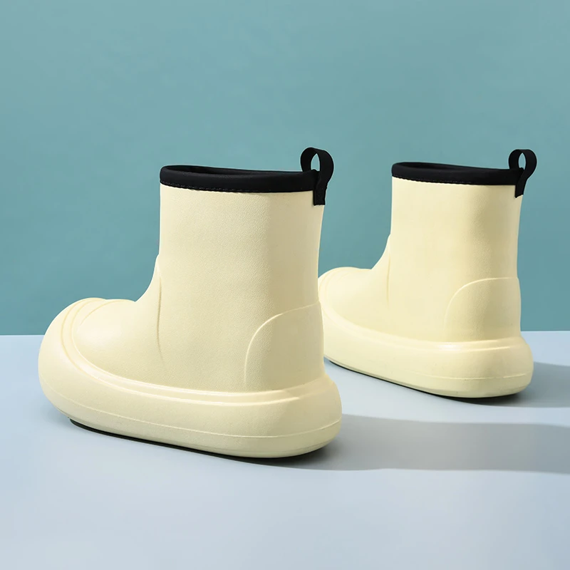 雨鞋女款2024新款夏季外穿厚底防滑网红时尚增高防水雨天短筒雨靴