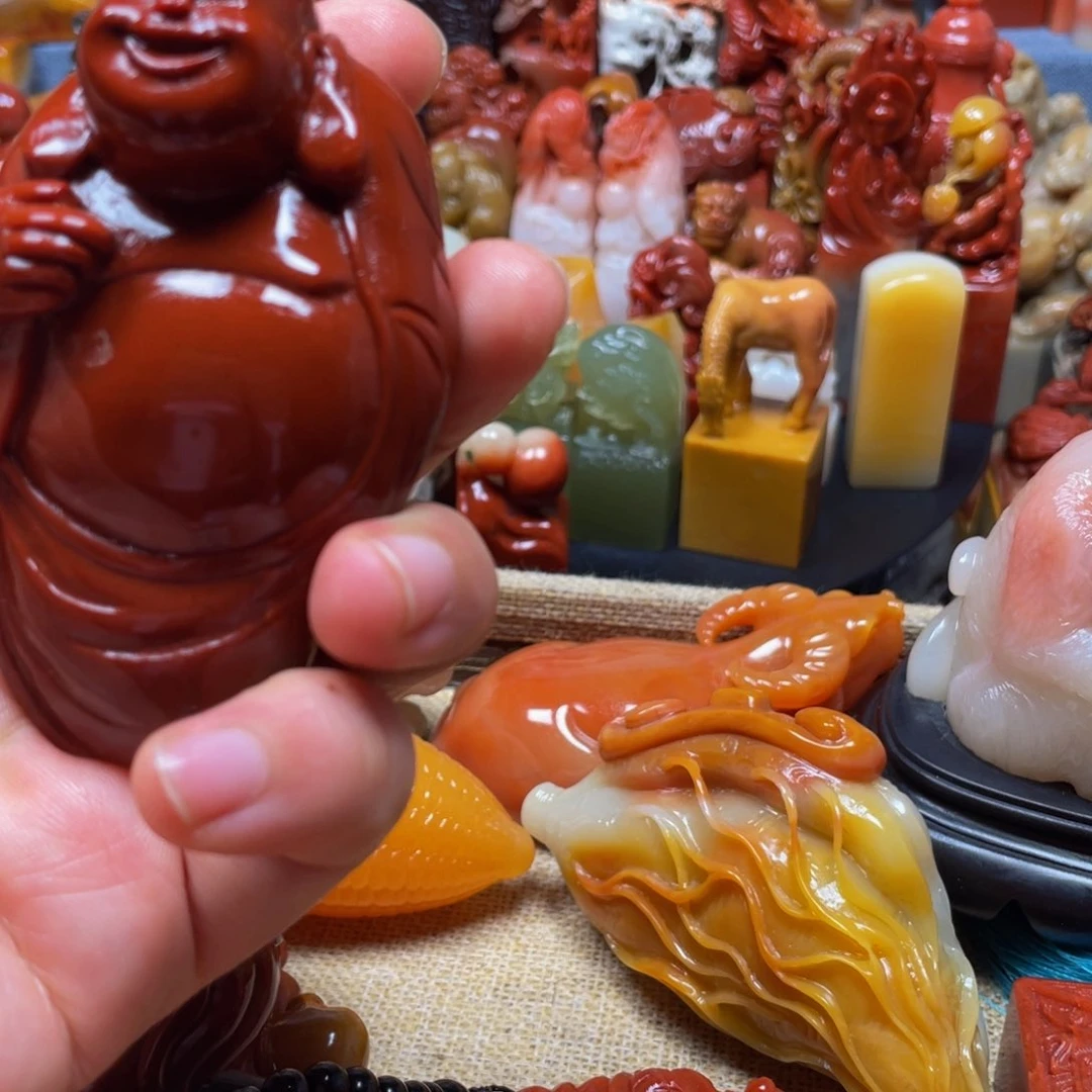 寿山石印石精美寿山