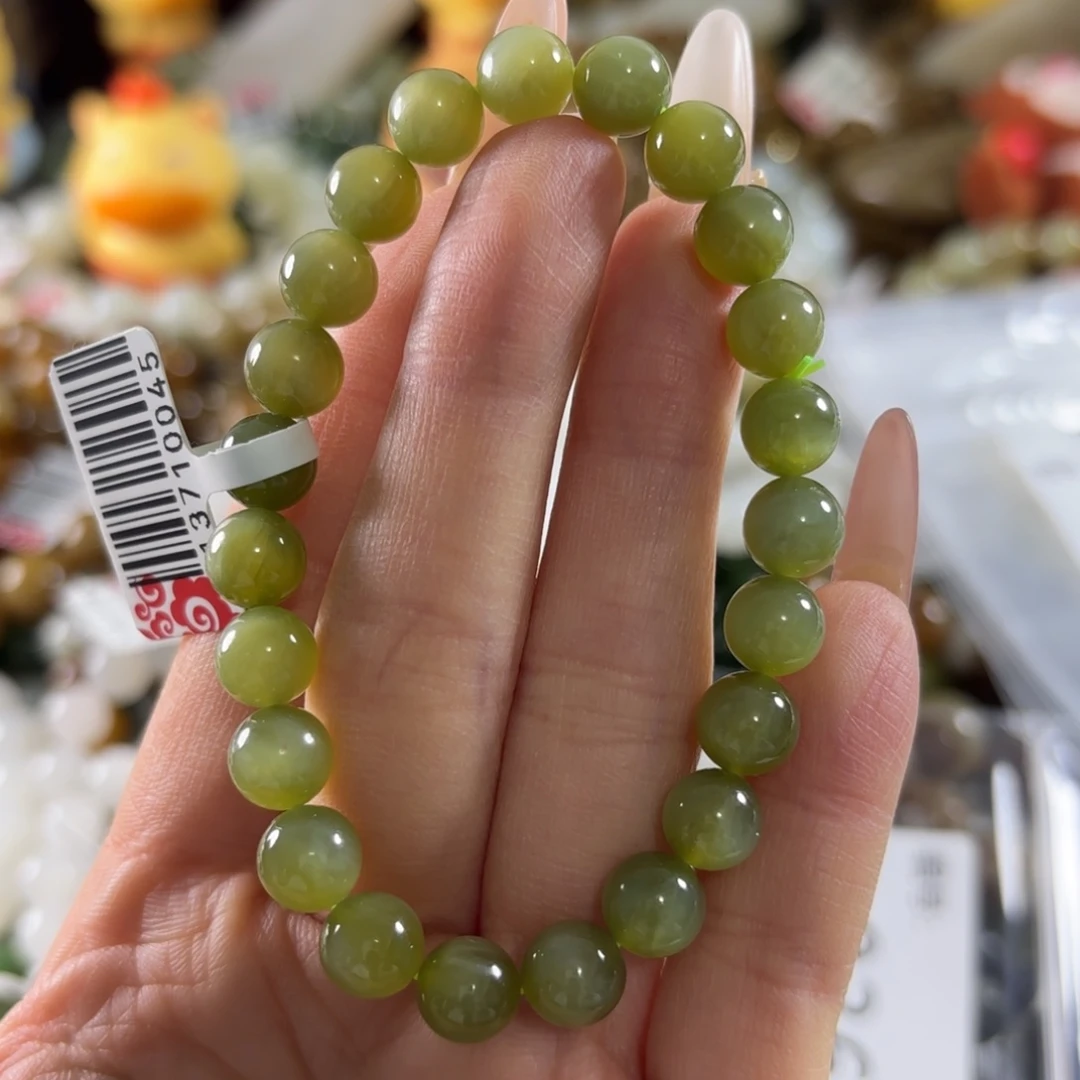 和田玉未镶嵌手串36