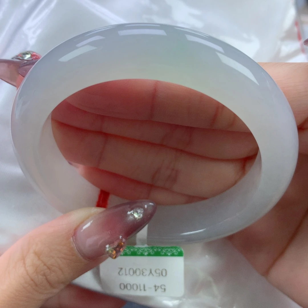 翡翠手镯未镶嵌5455正圈