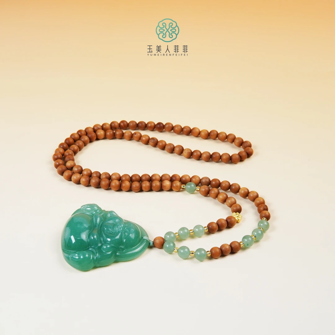 菲菲珠宝好~东陵佛公吊坠约46*47mm-赠链