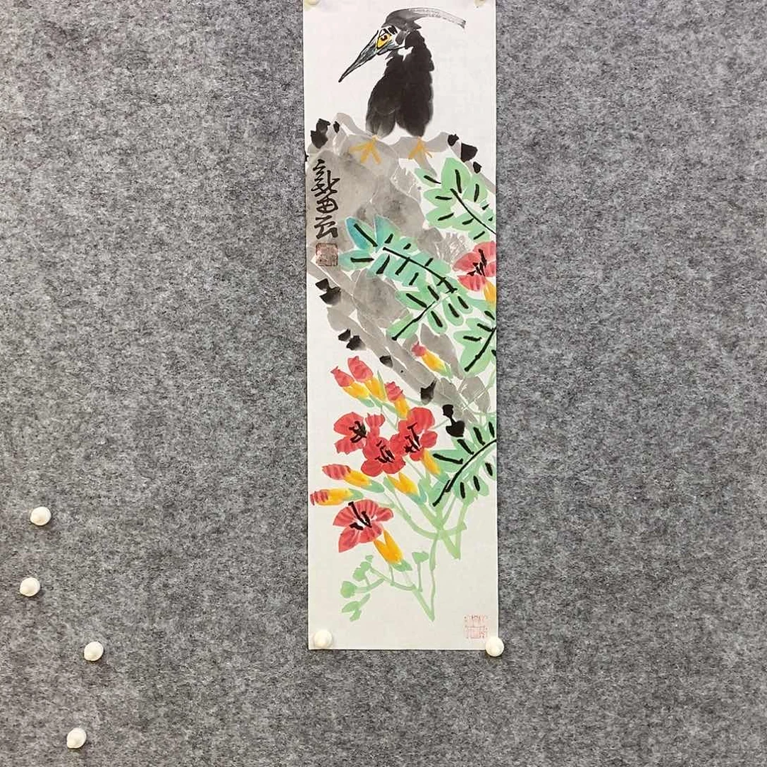 国画缪新农国画作品