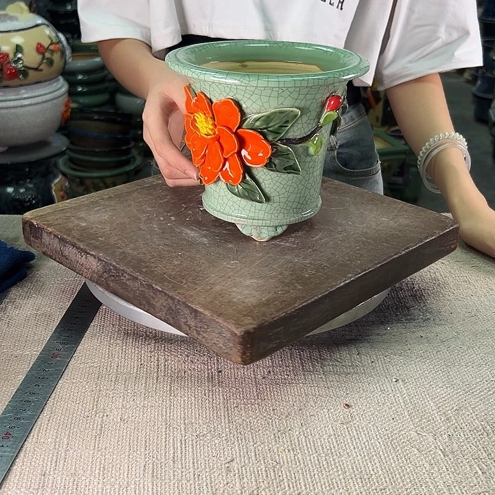 泳坤堂石湾盆陶瓷