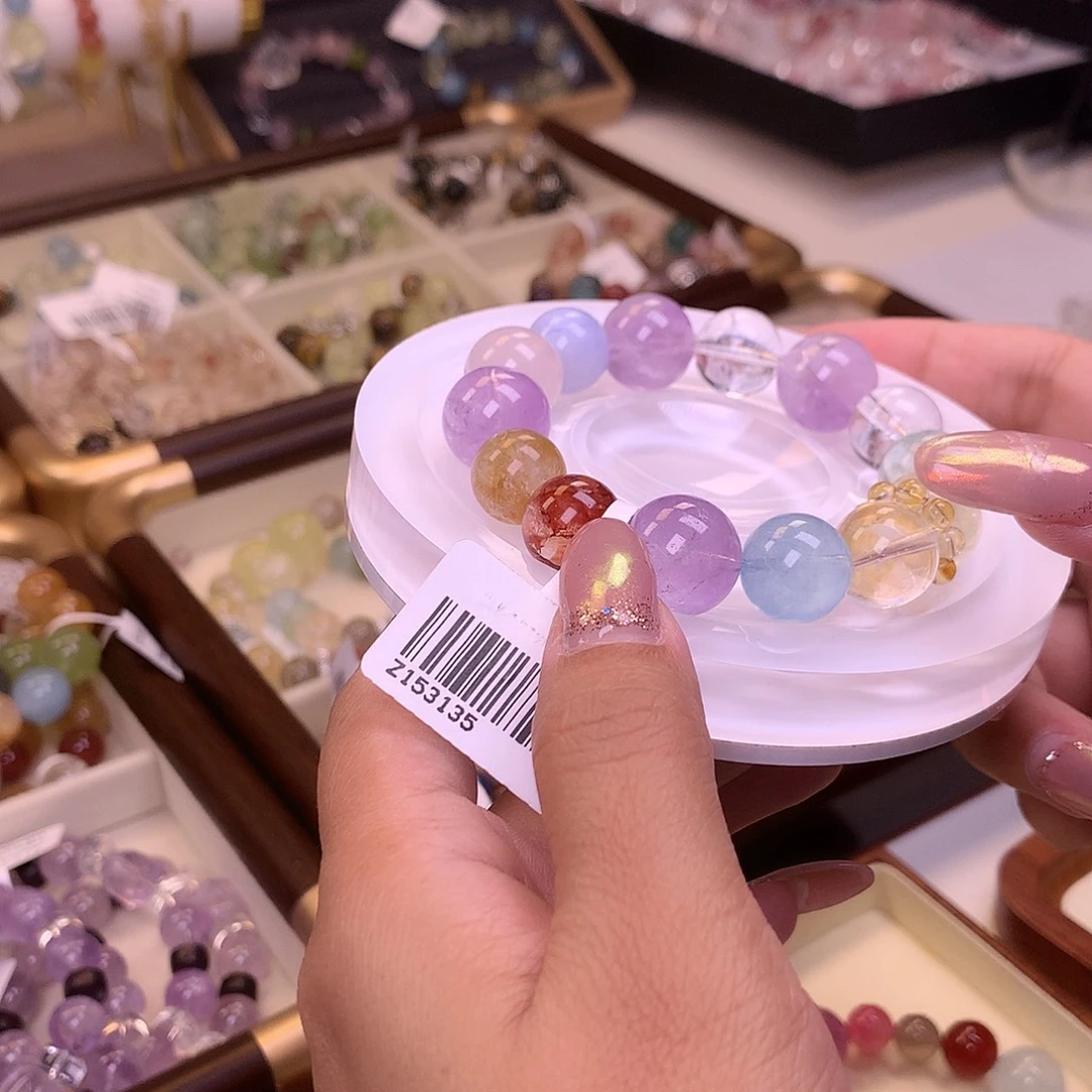 烟晶未镶嵌手链16号