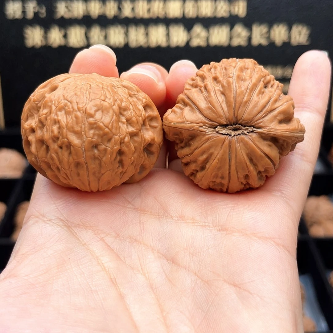 把件文玩核桃40毕业铁锤妹妹，高货仅此一对！