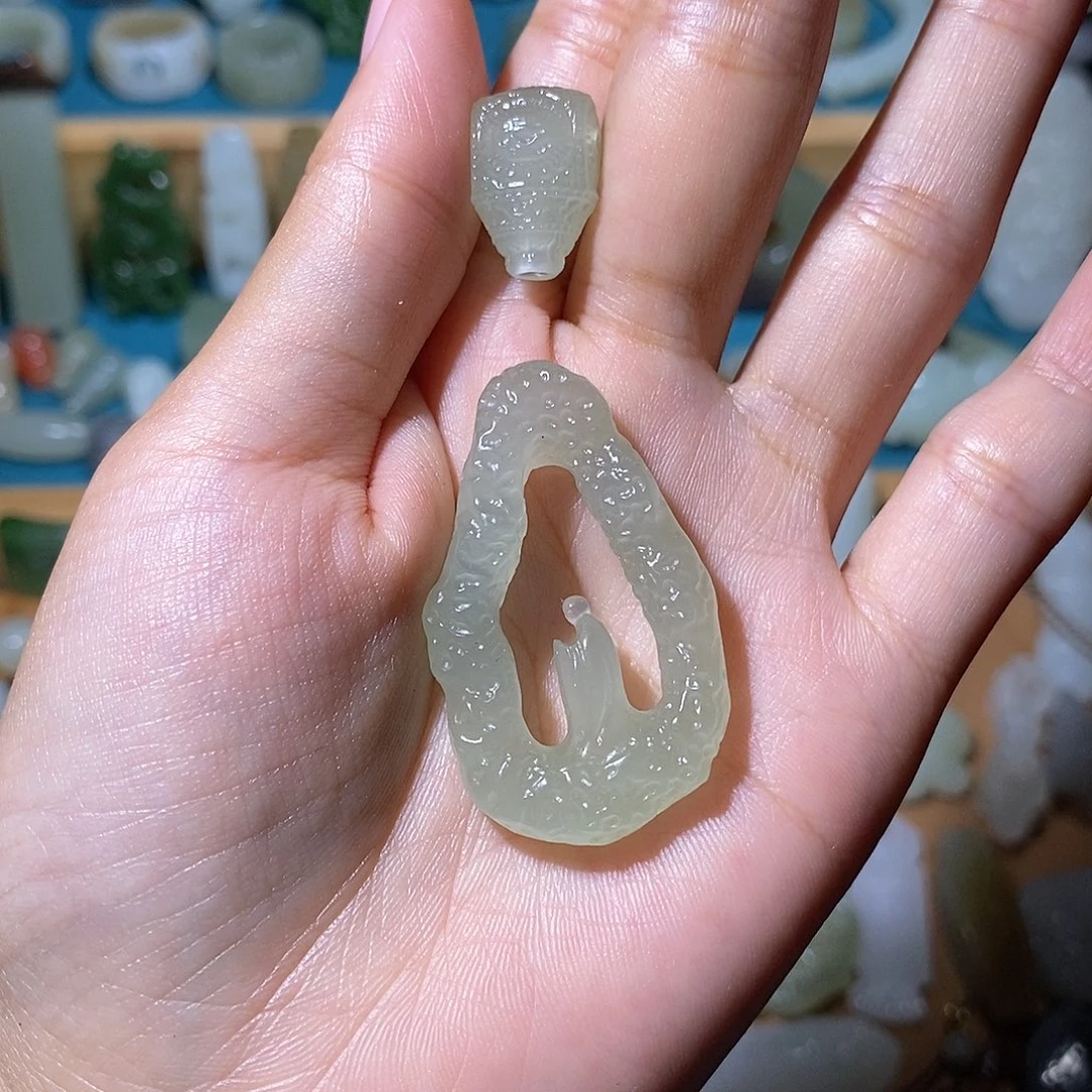 一***千颈饰未镶嵌和田玉