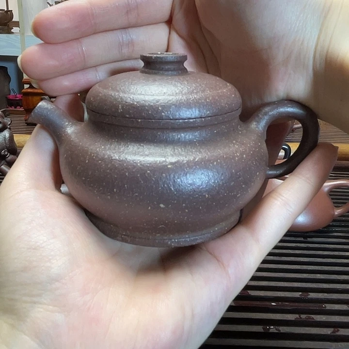 茶杯紫砂手磨粗砂料容量180cc