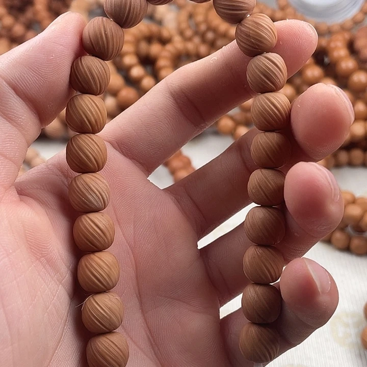 猴头核桃手串无暇泛油油点款小定风珠