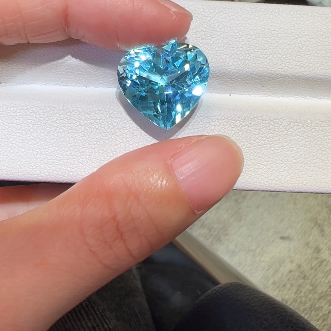 托帕石裸石18.4ct天空蓝