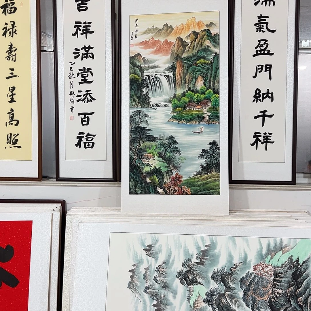 平***淡国画手绘保证假一罚万