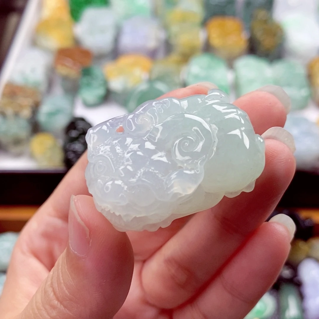 颈饰未镶嵌翡翠翡翠