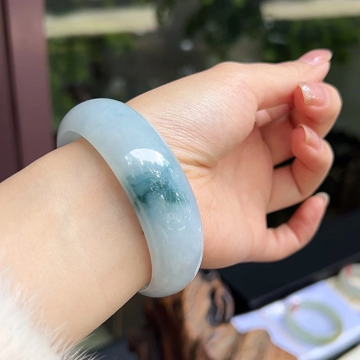 翡翠未镶嵌手镯56mmmmm