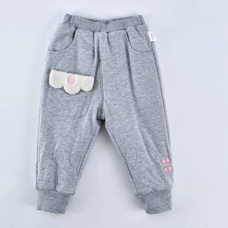 针织夹棉长裤儿童83428015