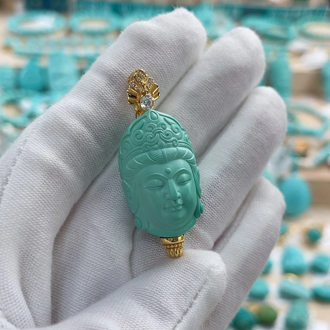 绿松石珠宝奇石未镶嵌