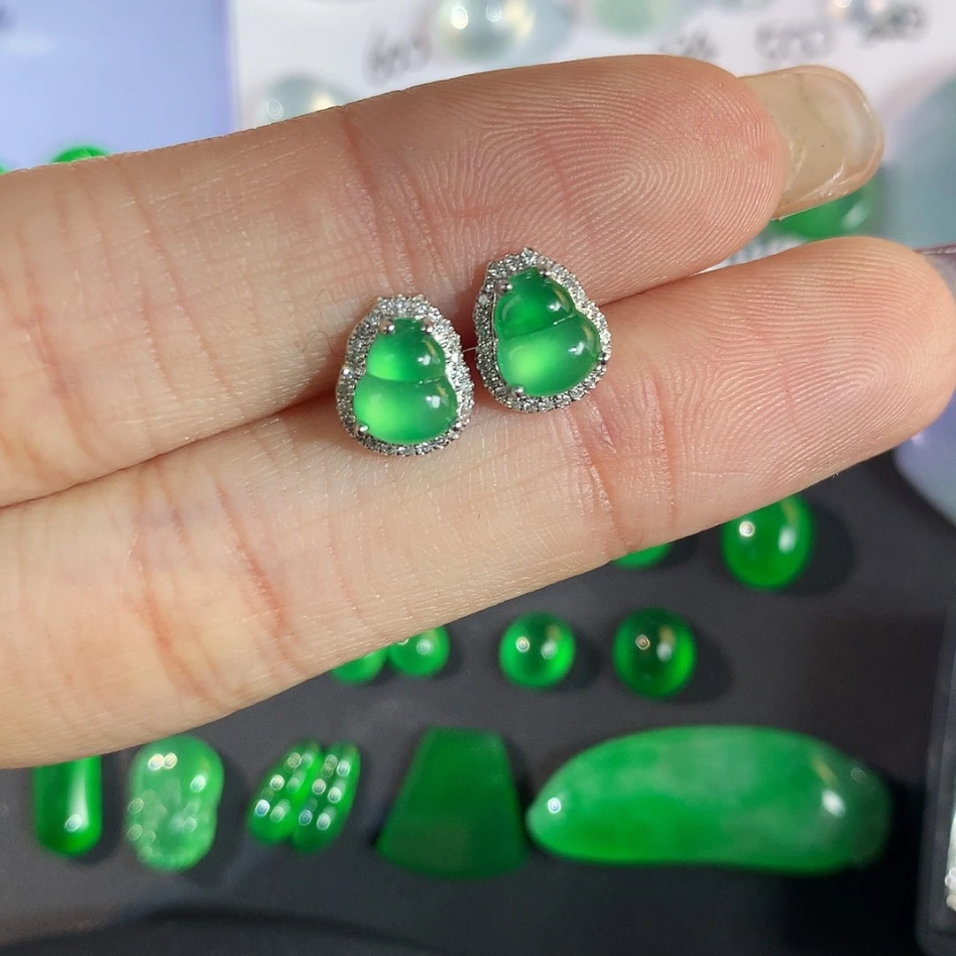 翡翠散珠18 k 翡翠翡翠