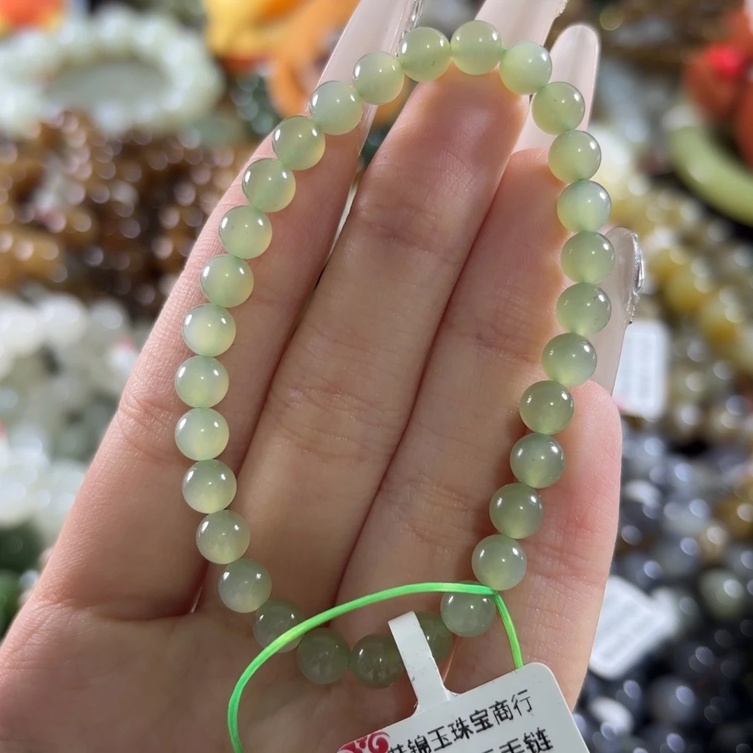 和田玉未镶嵌手链171