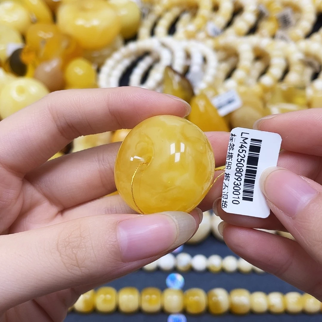 裸石蜜蜡未镶嵌平安扣30.8✖️20.4mm福利