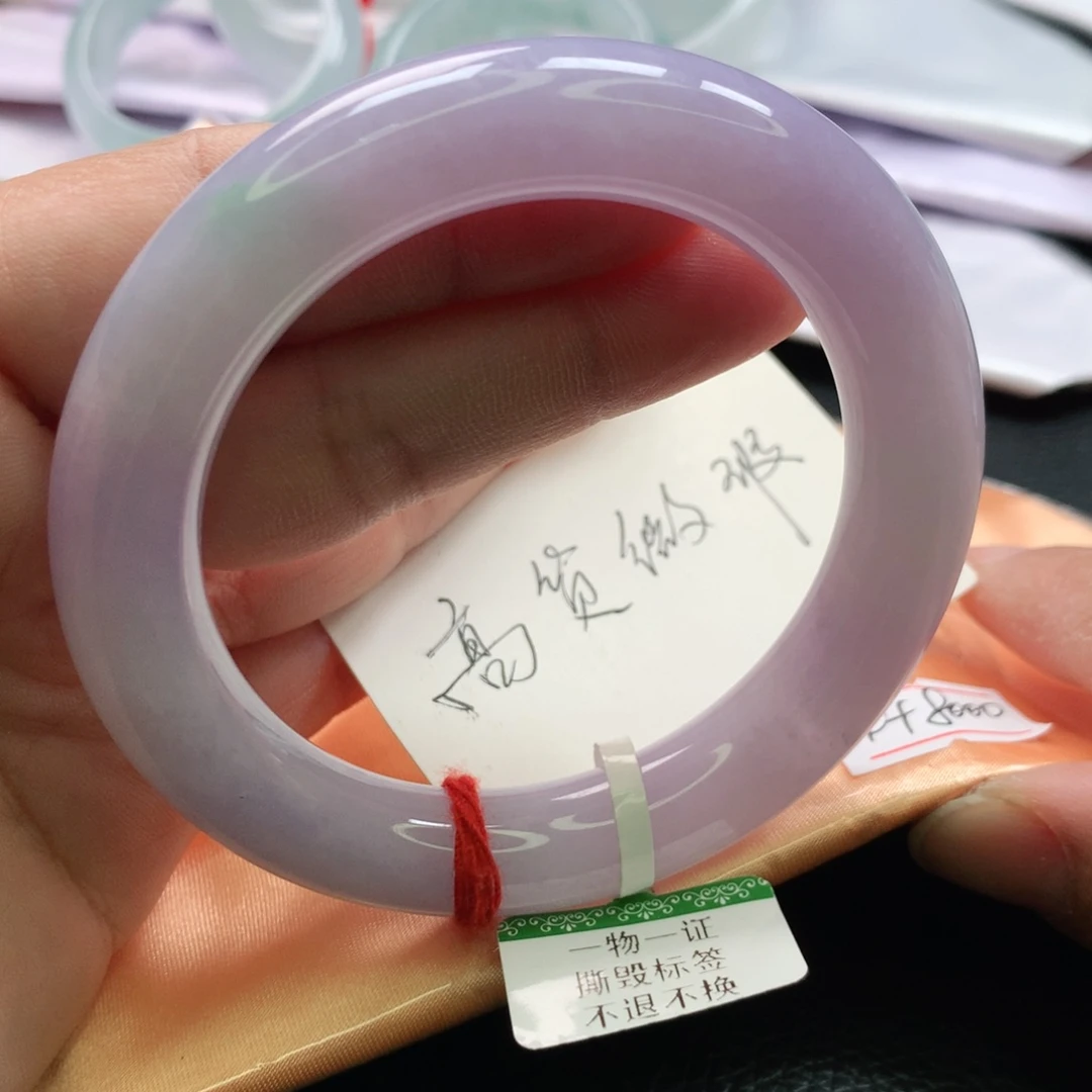 翡翠手镯未镶嵌缅甸54.55