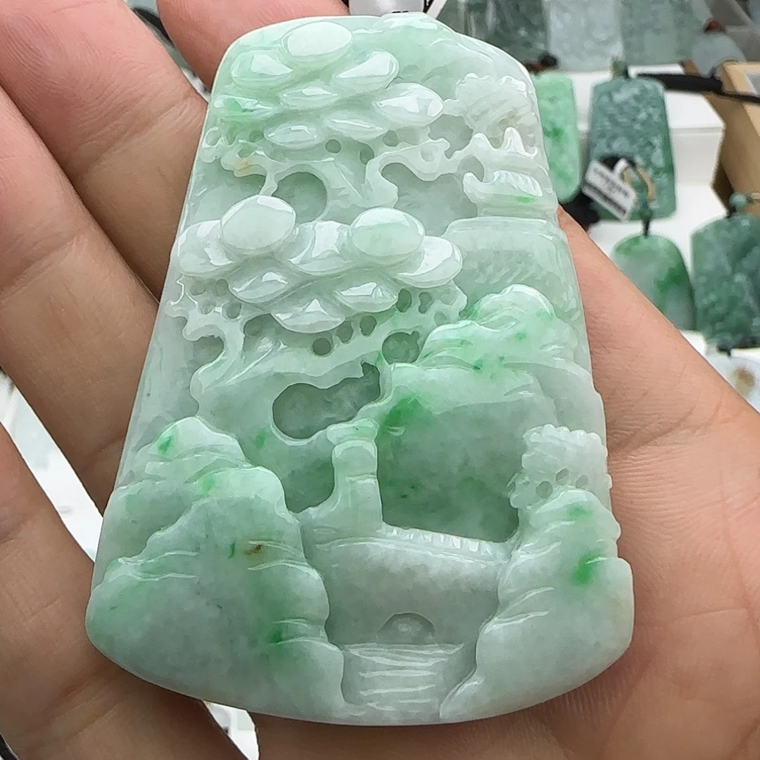 颈饰未镶嵌翡翠翡翠