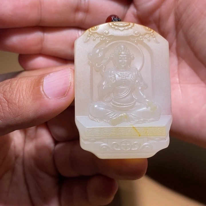 我***界和田玉未镶嵌颈饰