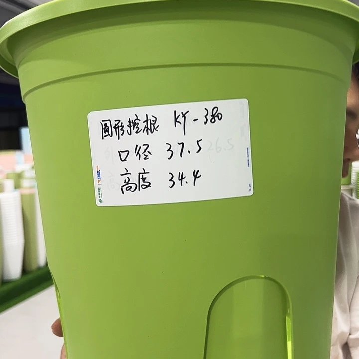 正品圆控口37.5高34果绿无托3只