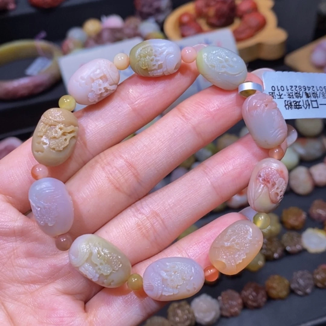 【闪购商品】未镶嵌手链玛瑙/玉髓盐源玛瑙