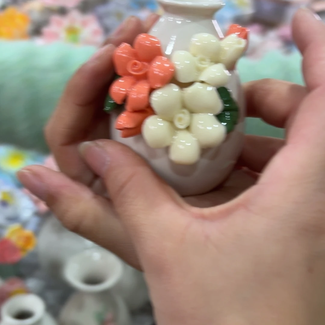 陶瓷花拍满20元发货，随意退款的拉黑