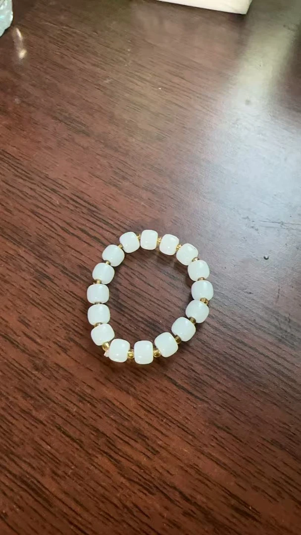 精品摆件白手串摆件