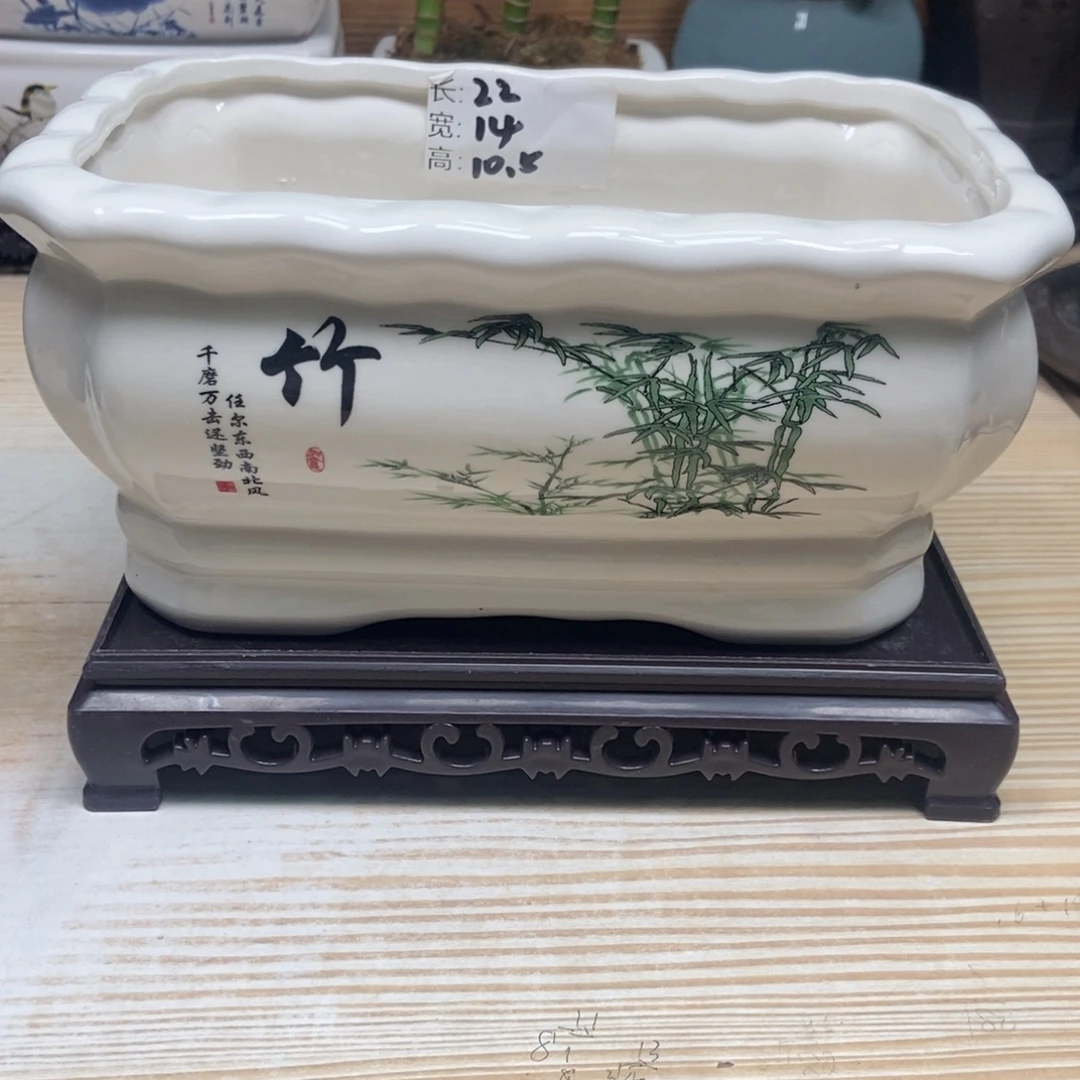 瓷片陶瓷花盆陶瓷艺术