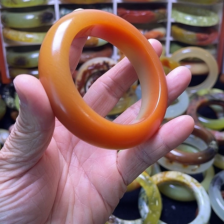 蛇纹石玉合金手镯