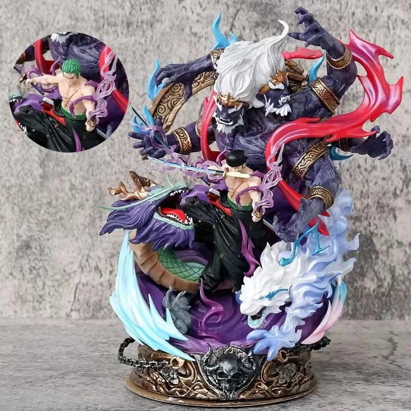 海贼王  地狱索隆  双头雕地狱之王阎魔  手办模型动漫雕像摆件