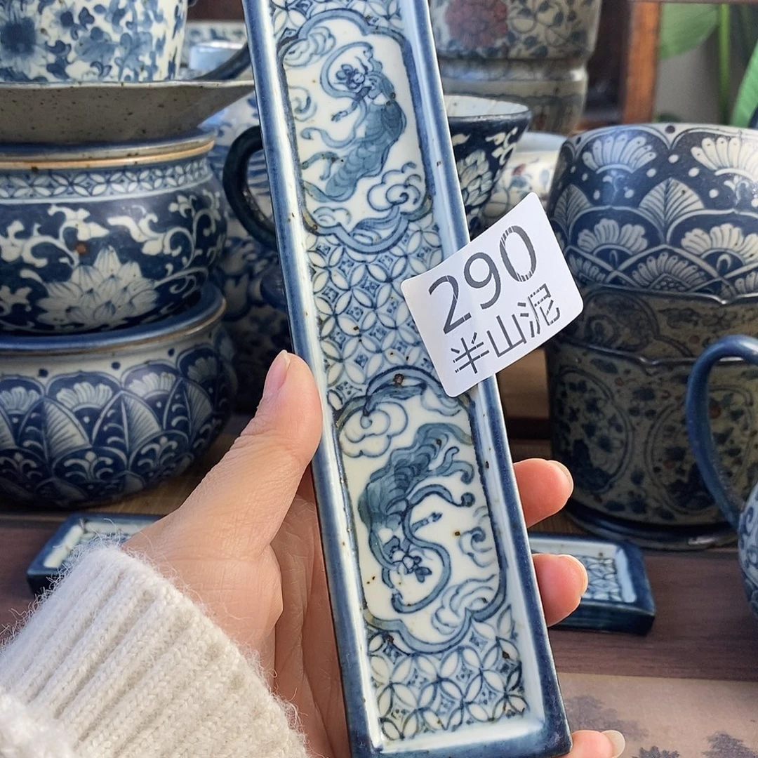 陶手工手绘青花高温陶瓷