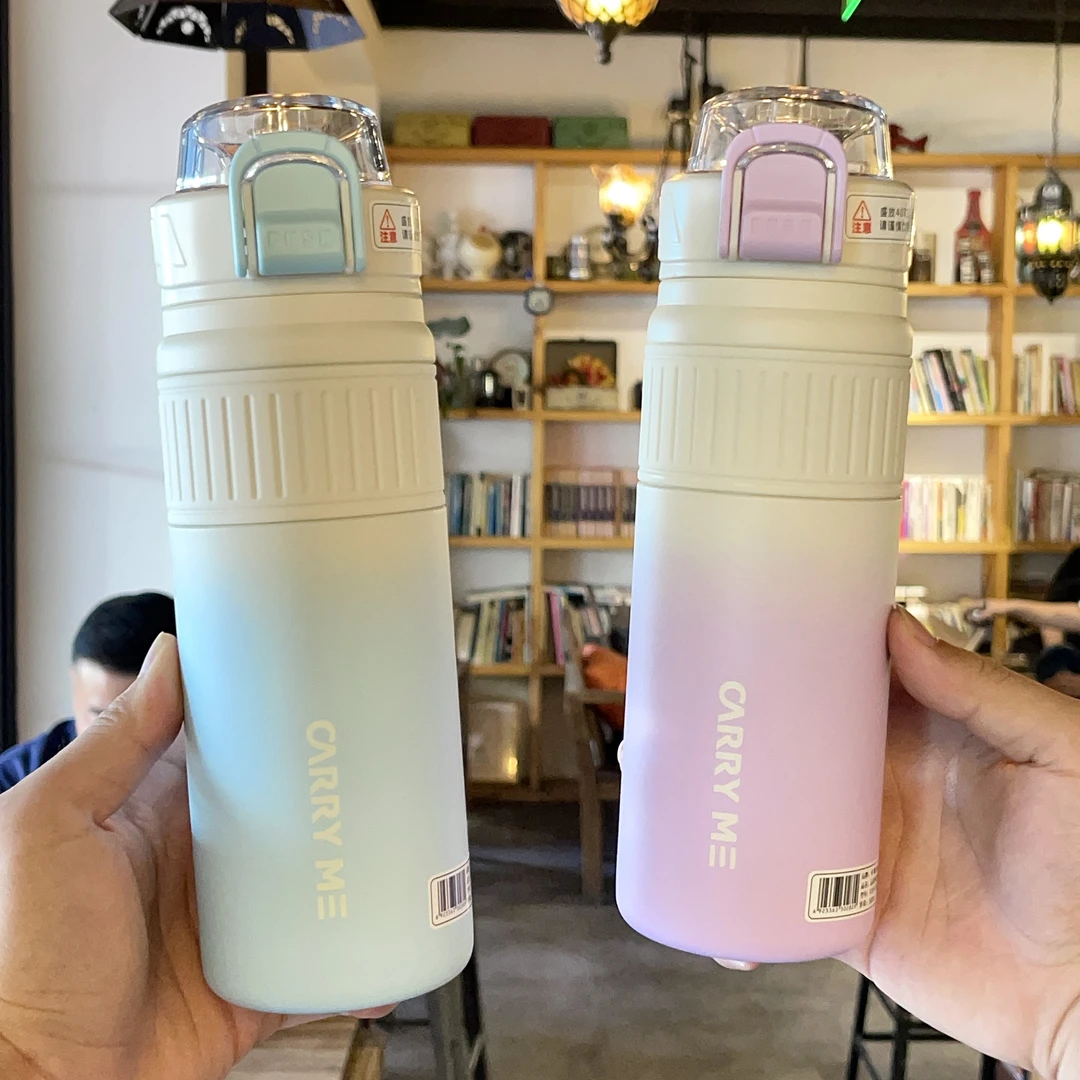 保温杯2025新款男款大容量316不锈钢水杯男学生儿童上学专用杯子