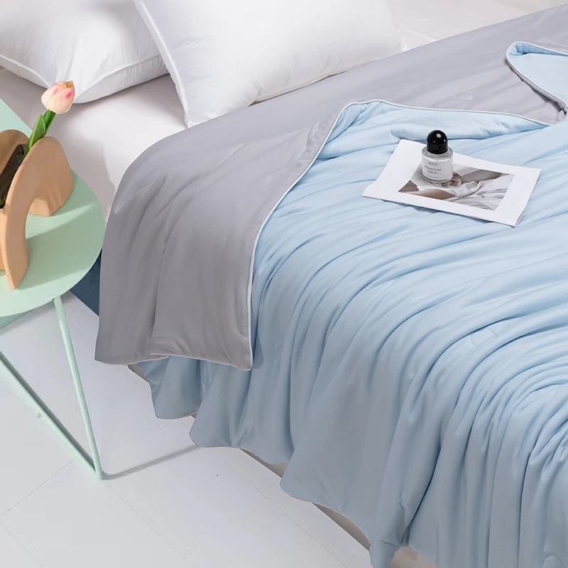 夏季A类母婴冰丝凉感夏凉被抗菌夏被学生被子单人双面机洗空调被