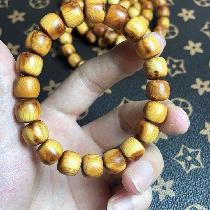 柏木（崖柏）手串/手链崖柏白粉骨料10x11