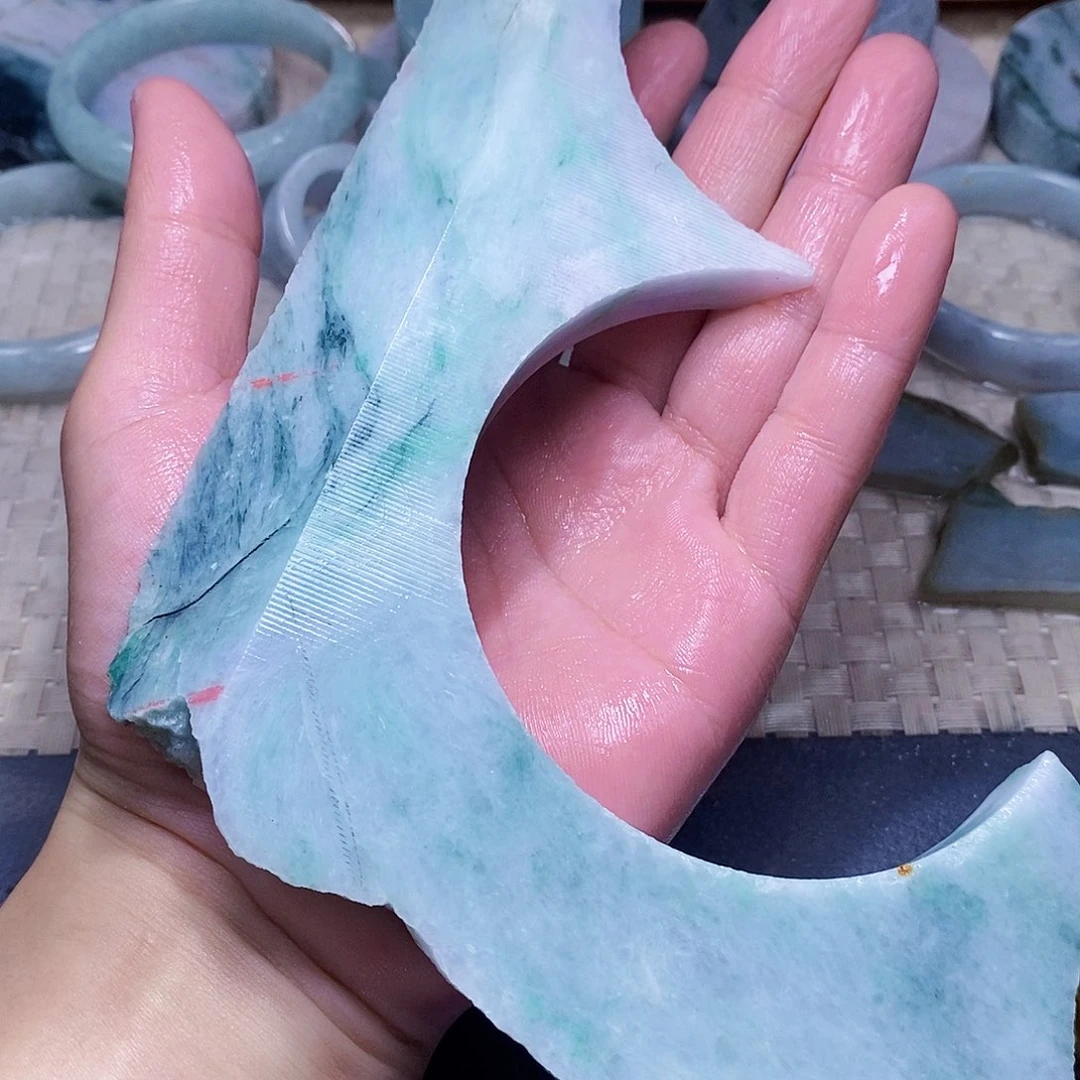 翡翠未镶嵌颈饰888