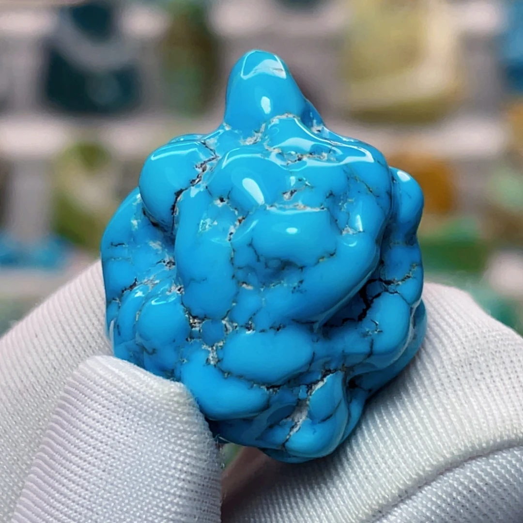 绿松石未镶嵌珠宝奇石