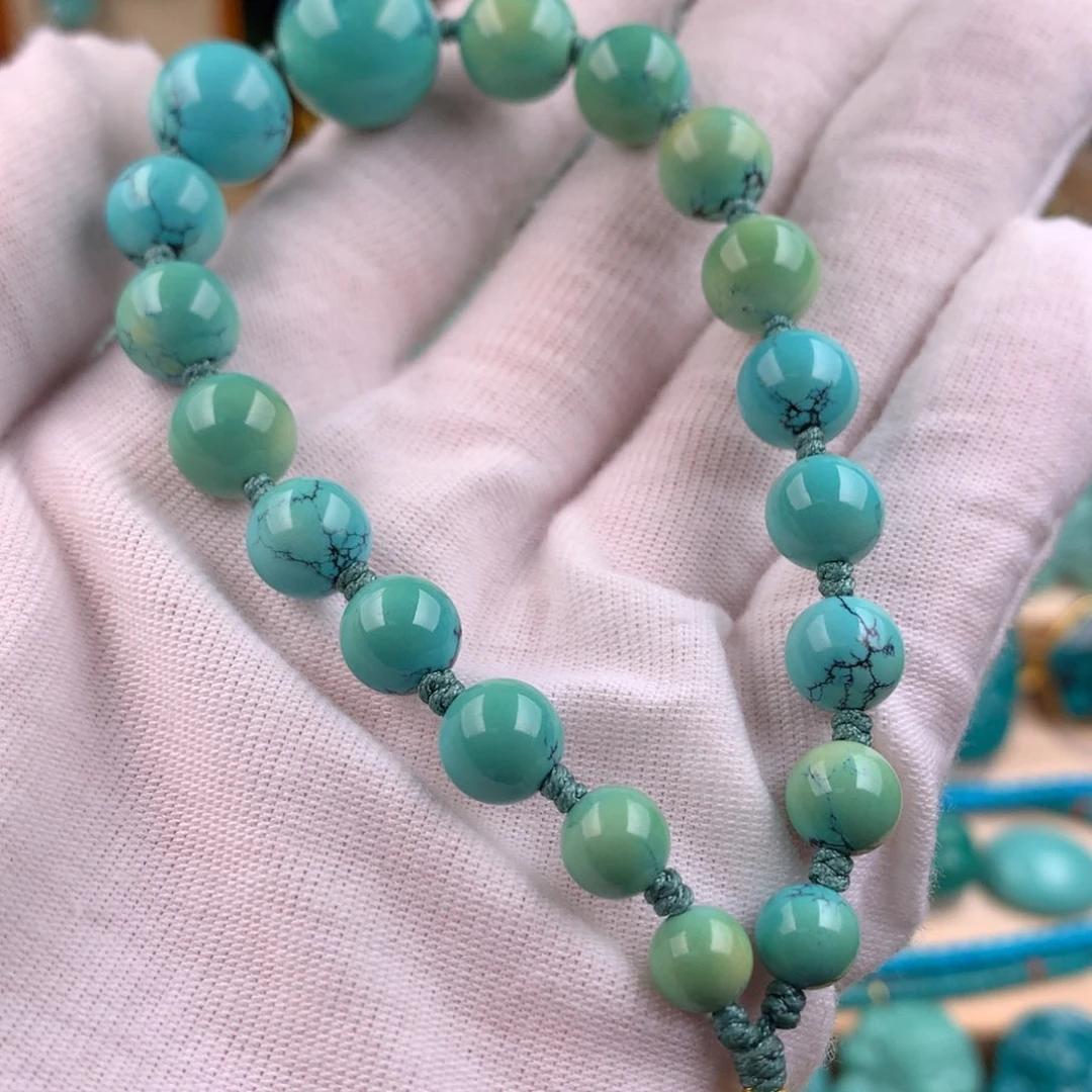 绿松石未镶嵌精品手持