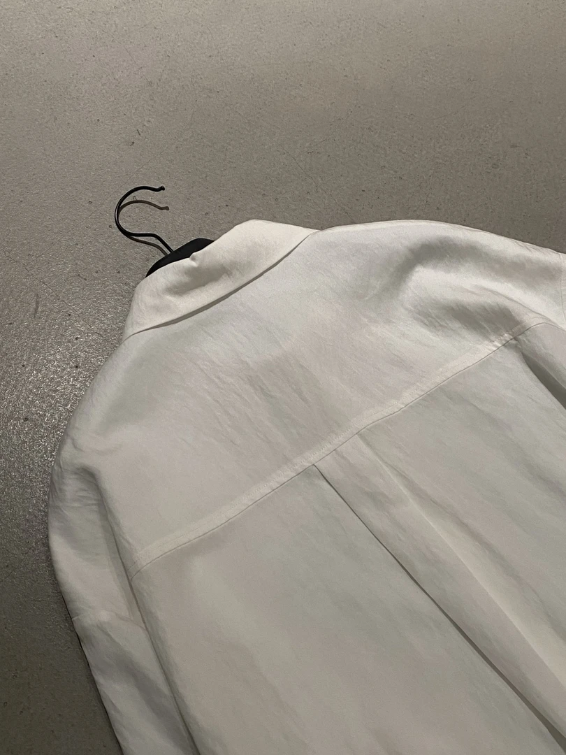 夏季新款法式手工刺绣款气质长袖衬衫