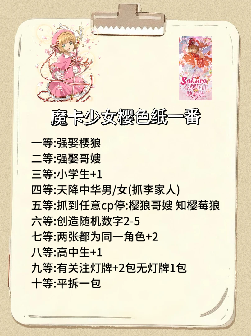 【令崽番外大作战】幻洛社春樱序曲魔法少女樱色纸