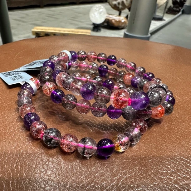 【书记甄选】超七单圈手链约6mm 多样性发一件 1506LA