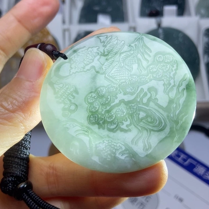 颈饰未镶嵌翡翠翡翠