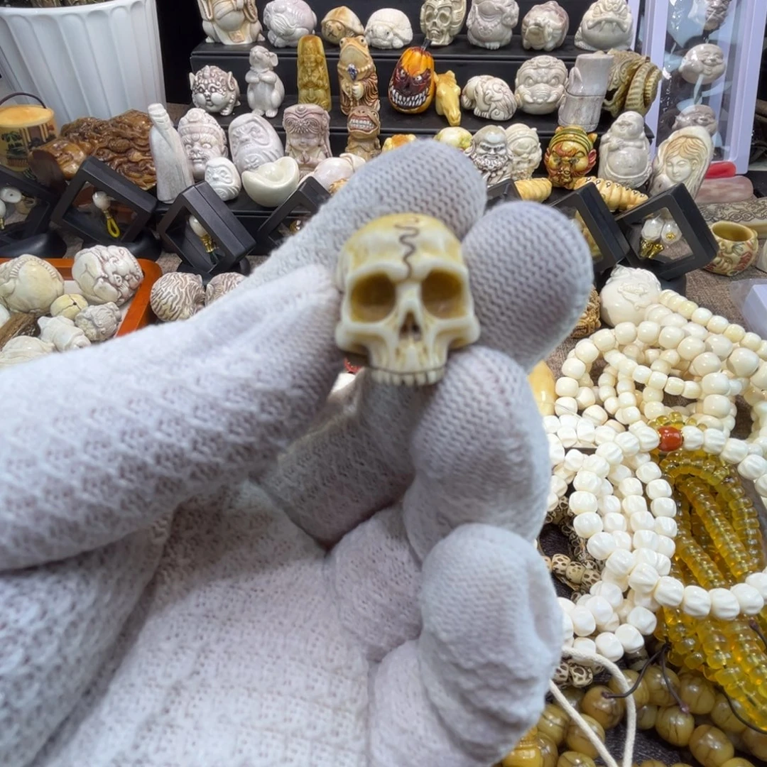 手串/手链驼骨鹿角骷髅背云